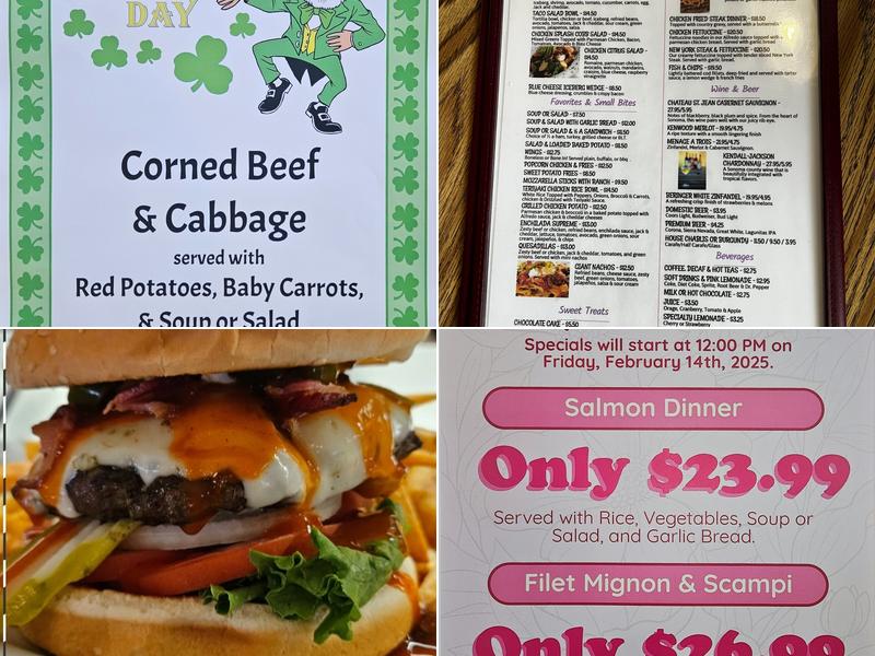 Adel's Restaurant Menu