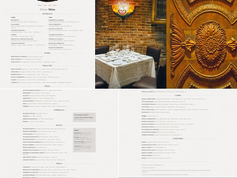 Toscano Harvard Square Menu