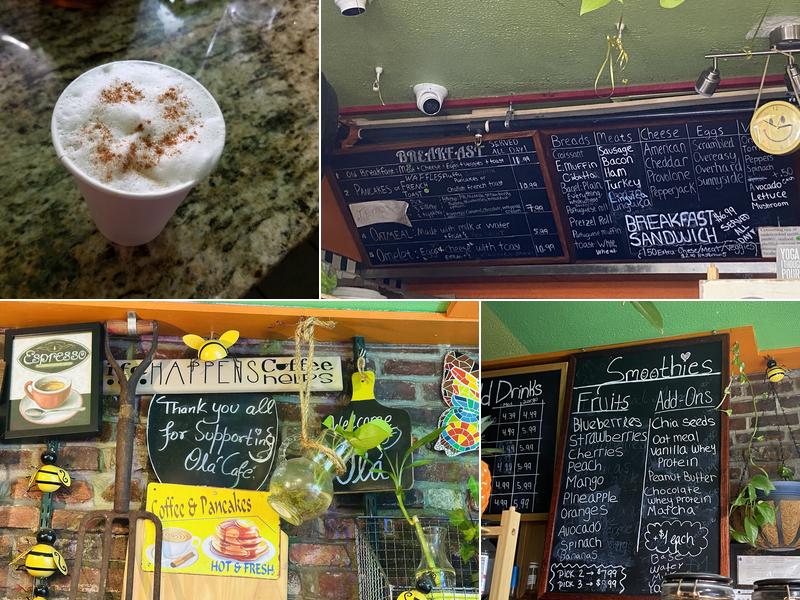 Ola Café Menu
