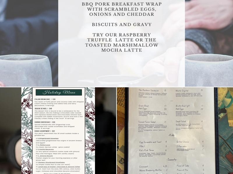 Barn Door Breakfast Menu