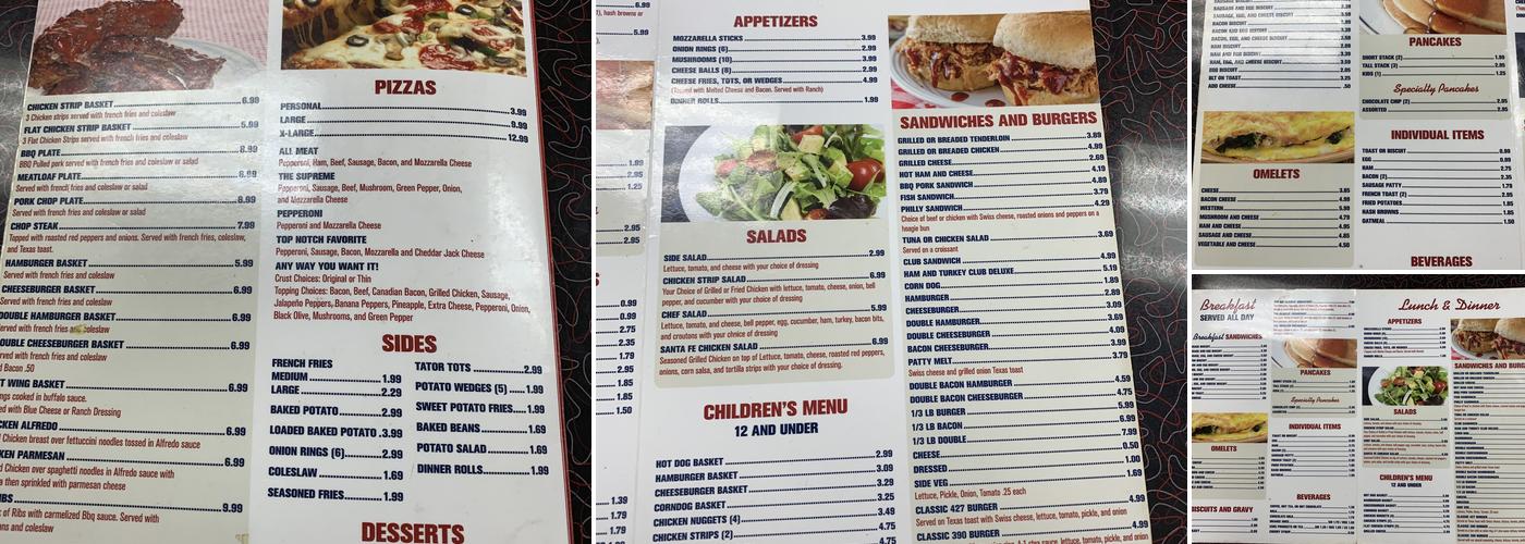 Classic Cafe Menu