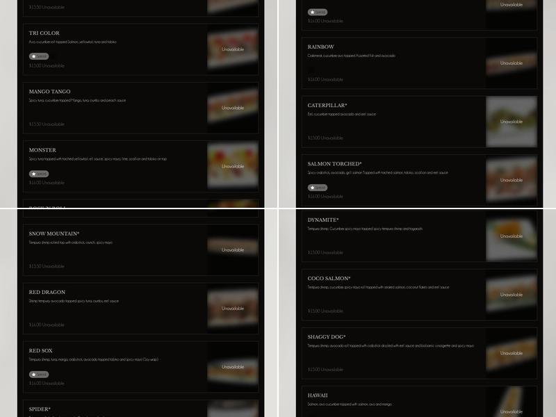 Le's sushi bar and restaurant Menu