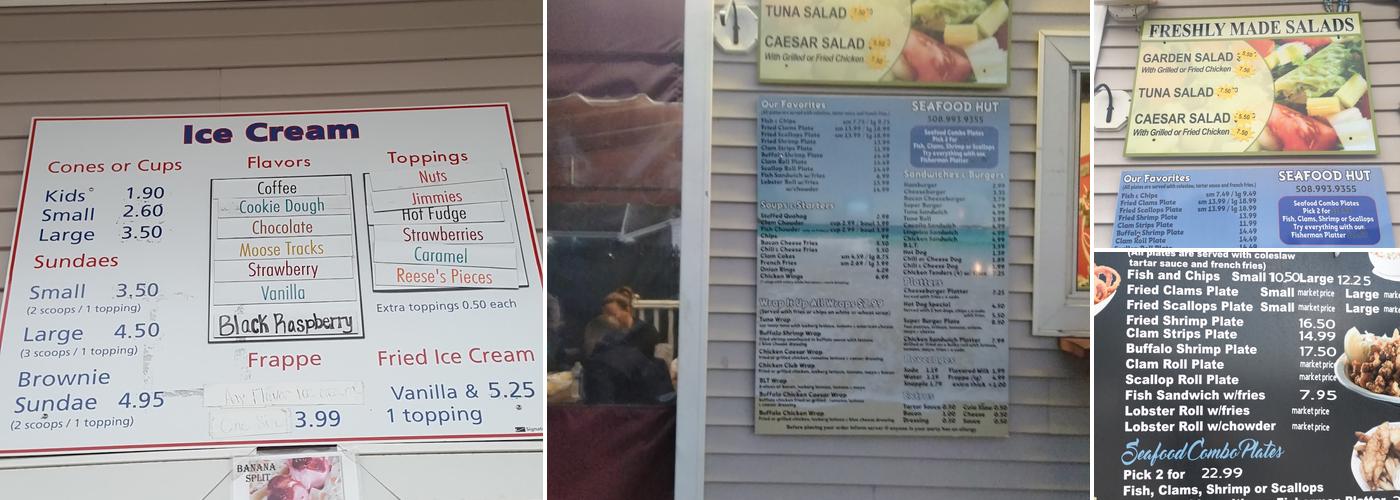 Seafood Hut Menu