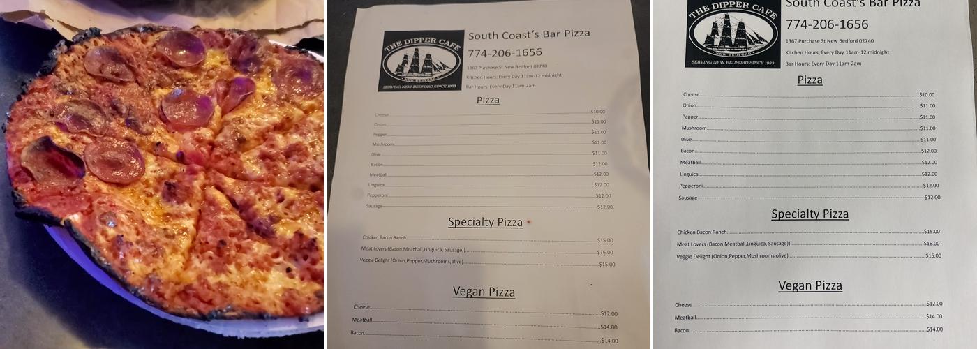 Dipper Cafe Menu