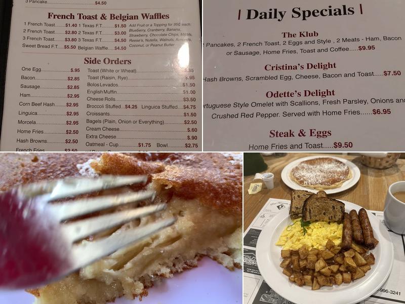 The Breakfast Klub Menu