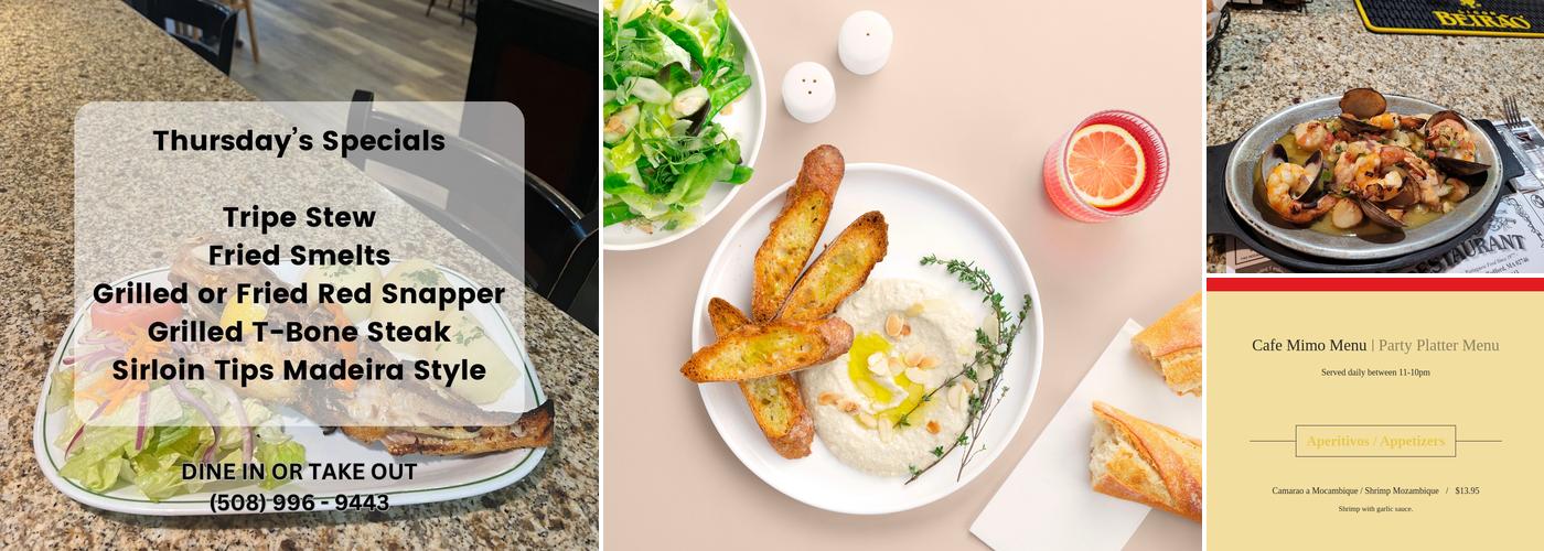 Mimo Restaurant Menu