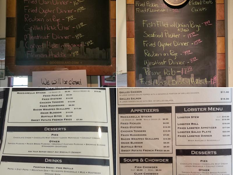 Reunion Station Menu