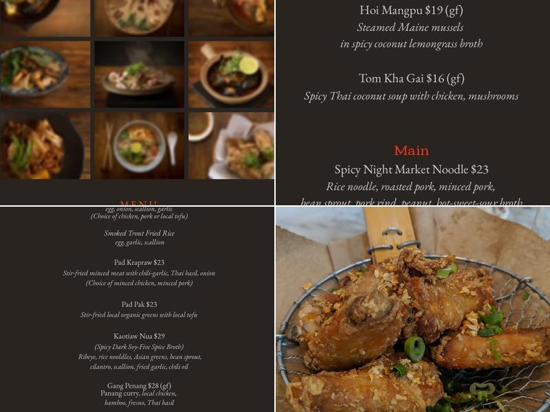 Long Grain Menu