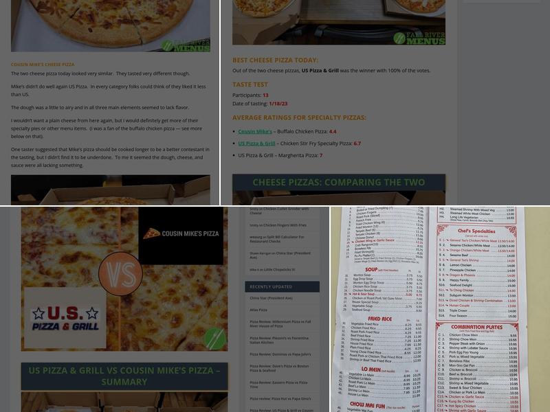 China Star Menu