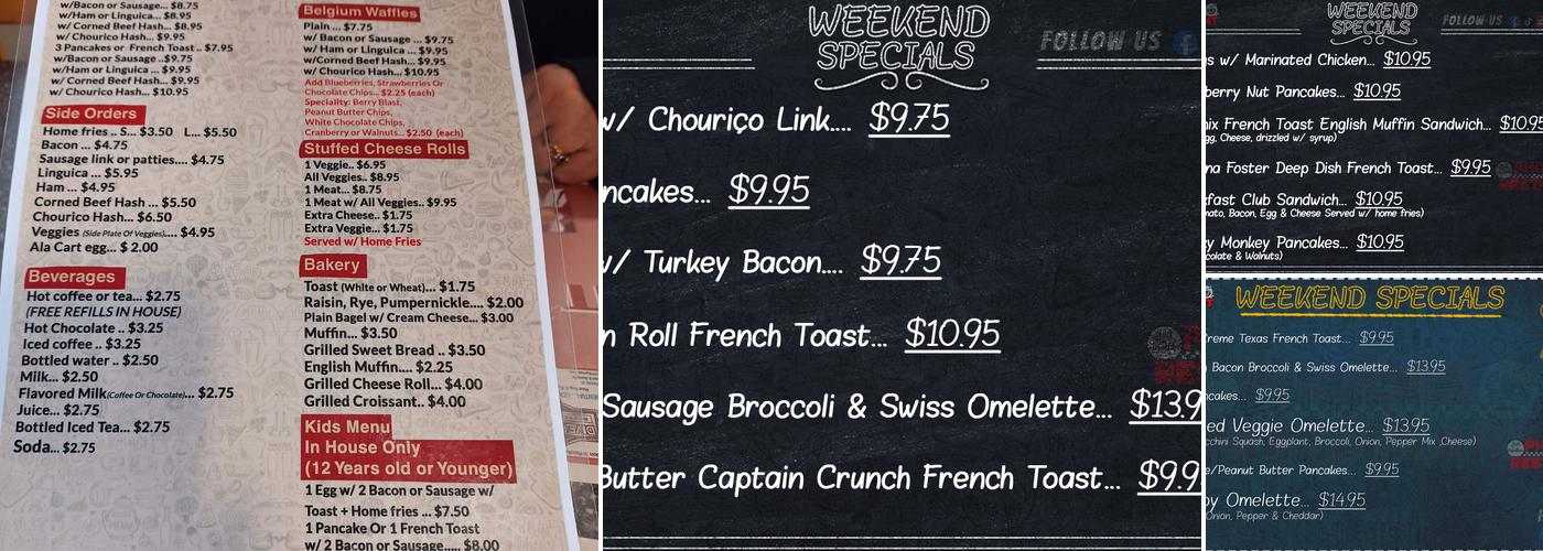 Just Another Phoenix Restaurant Menu