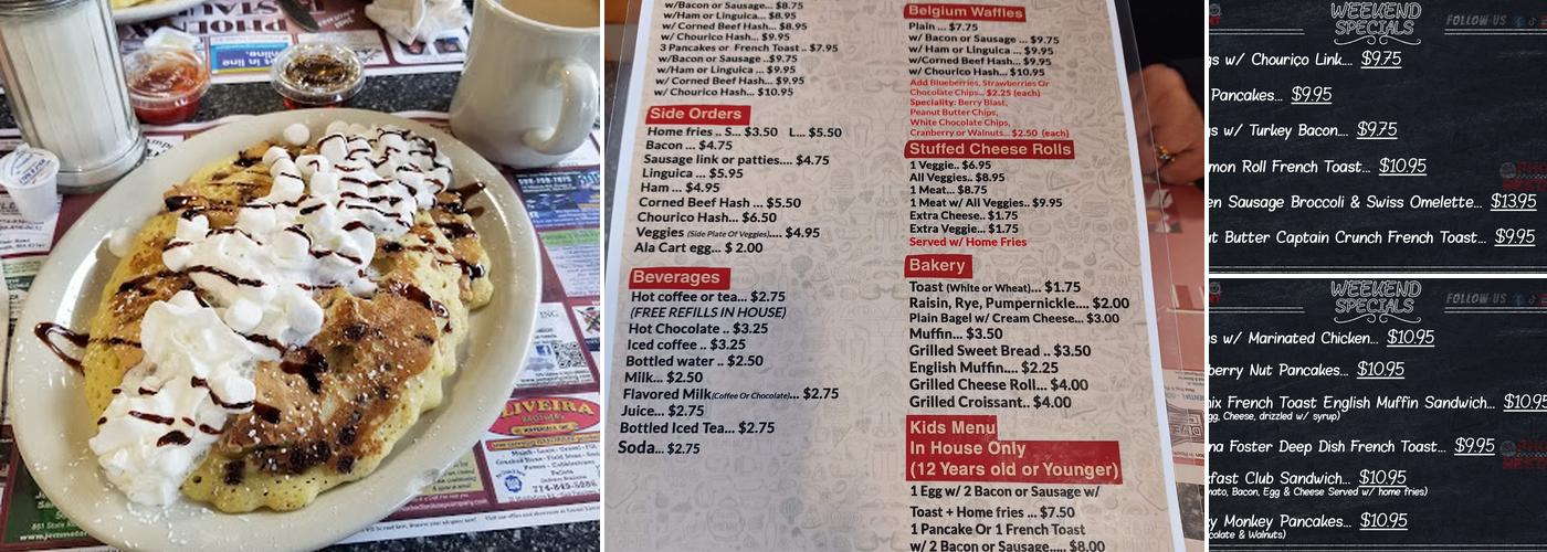 Just Another Phoenix Restaurant Menu