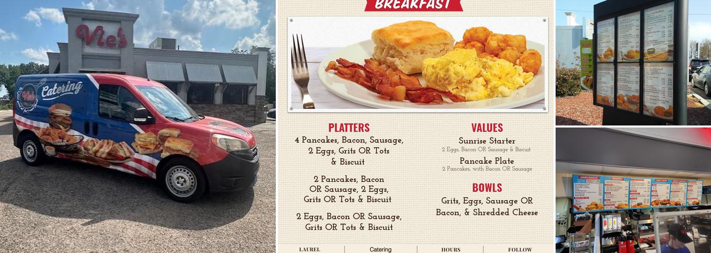Vic's Menu