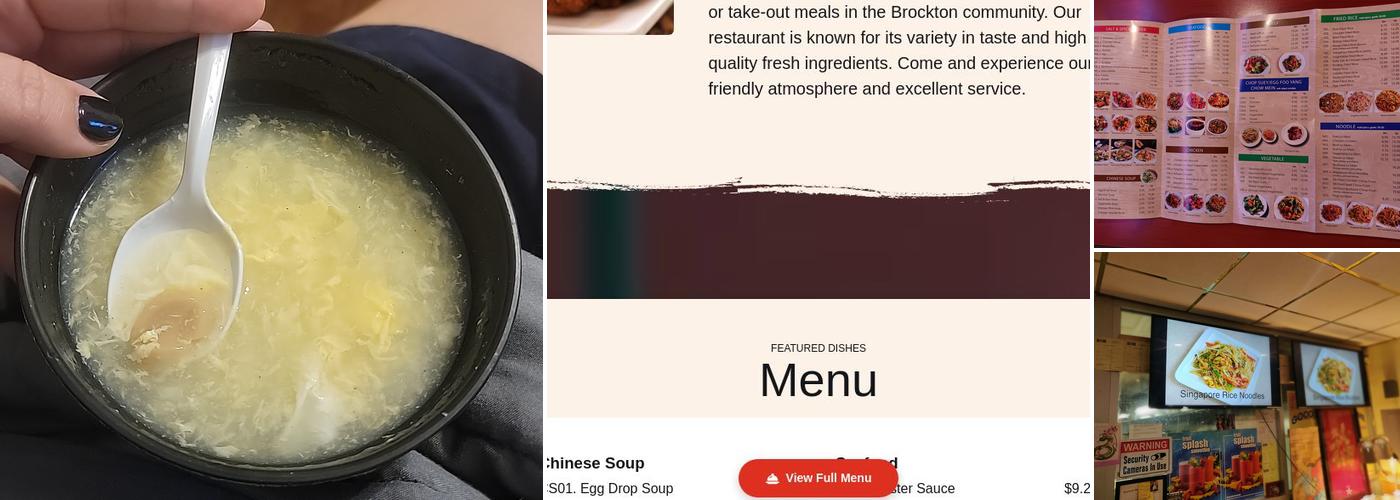 John Good Time Menu