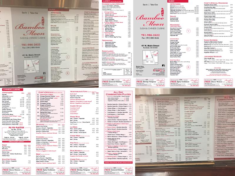 Bamboo moon Chinese&japanese Bubble Tea Menu