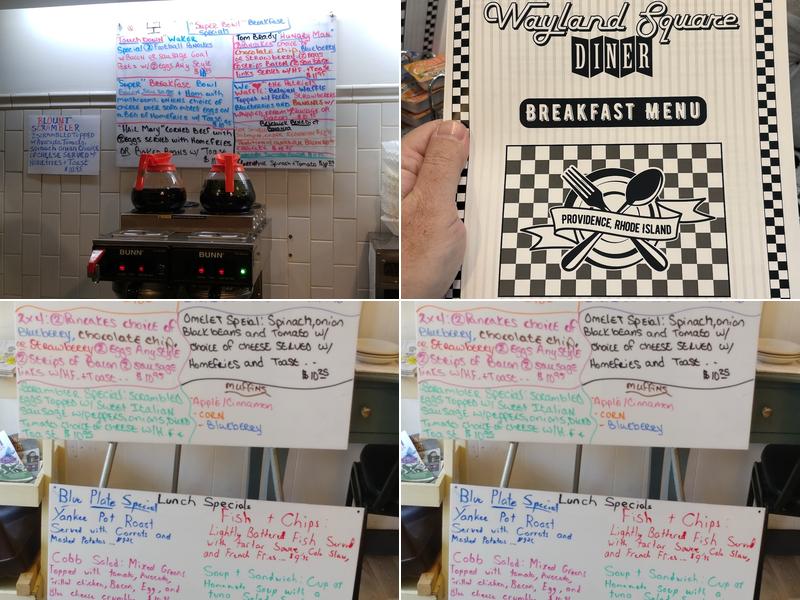 Wayland Square Diner Menu