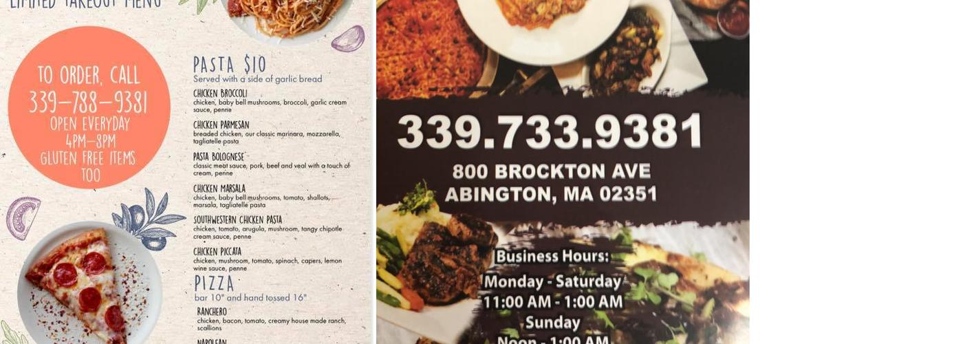 Ole Ole Cantina Menu