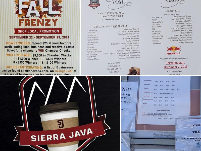 Sierra Java Menu