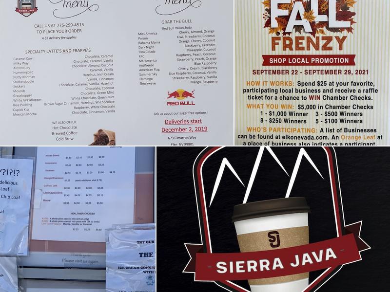 Sierra Java Menu