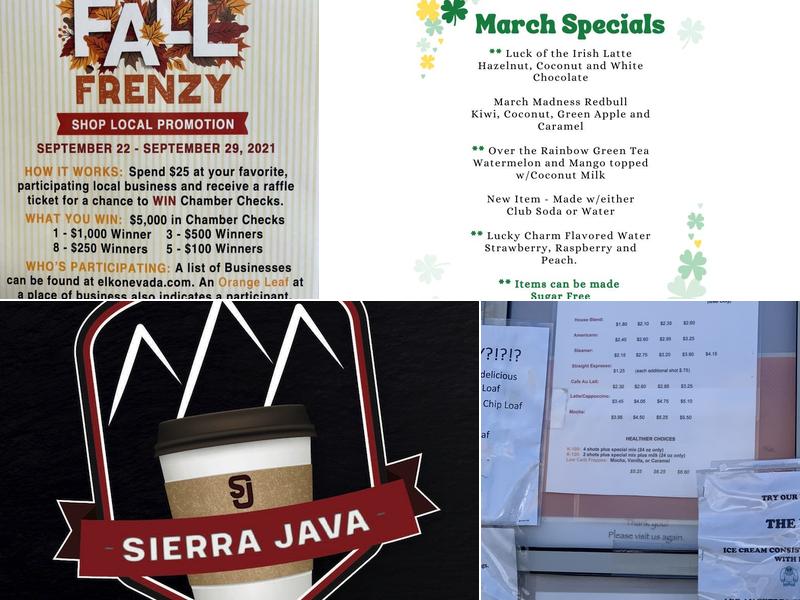 Sierra Java Menu