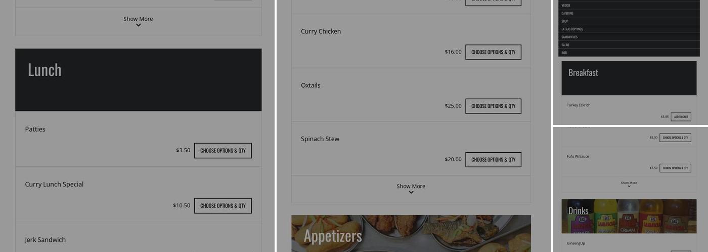 Taste Budds Menu