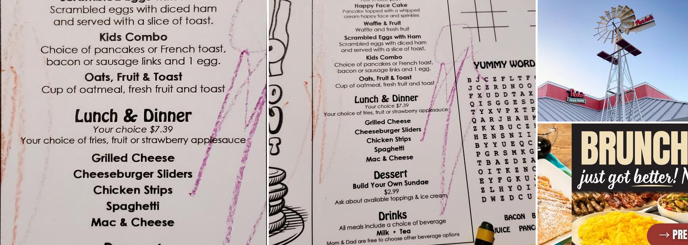 Perko's Cafe Menu