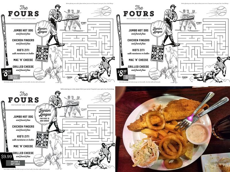 The Fours Menu
