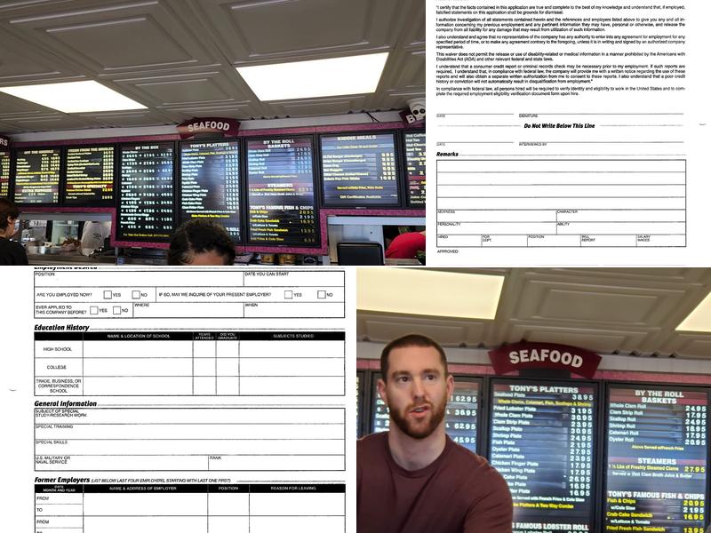 Tony's Clam Shop Menu