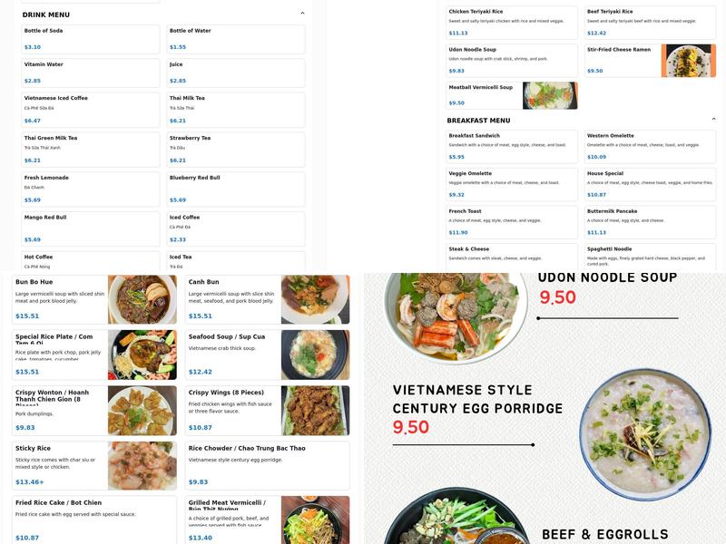 6 Ơi Kitchen Menu