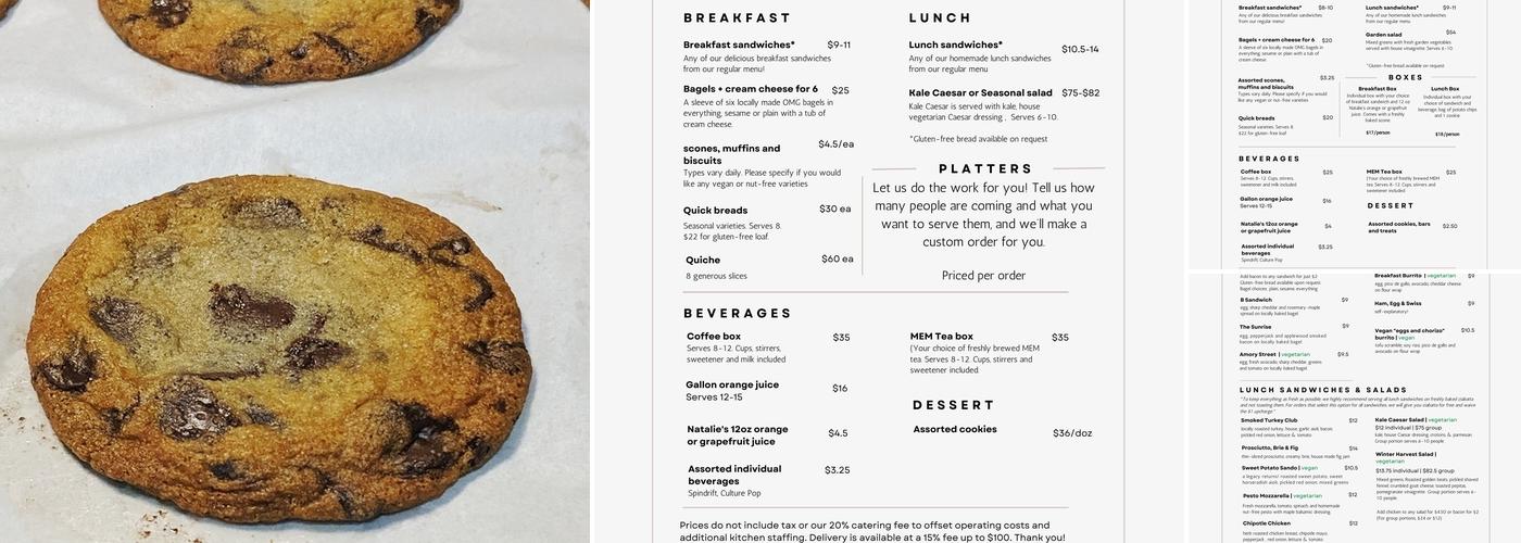 Ula Café Menu