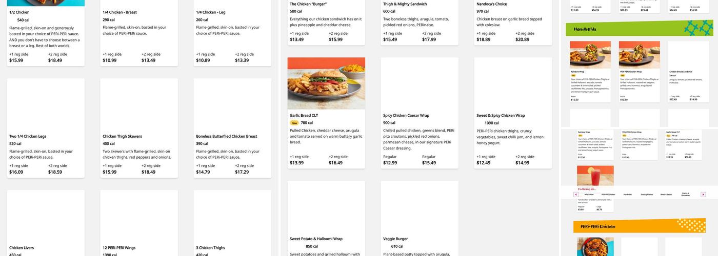 Nando's Peri-Peri Menu