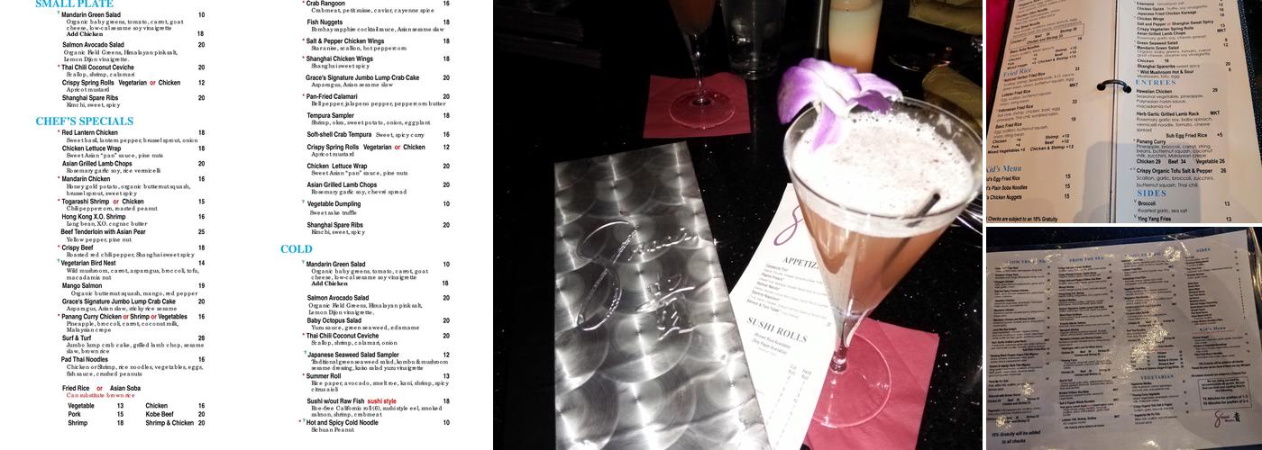 Grace's Mandarin Menu