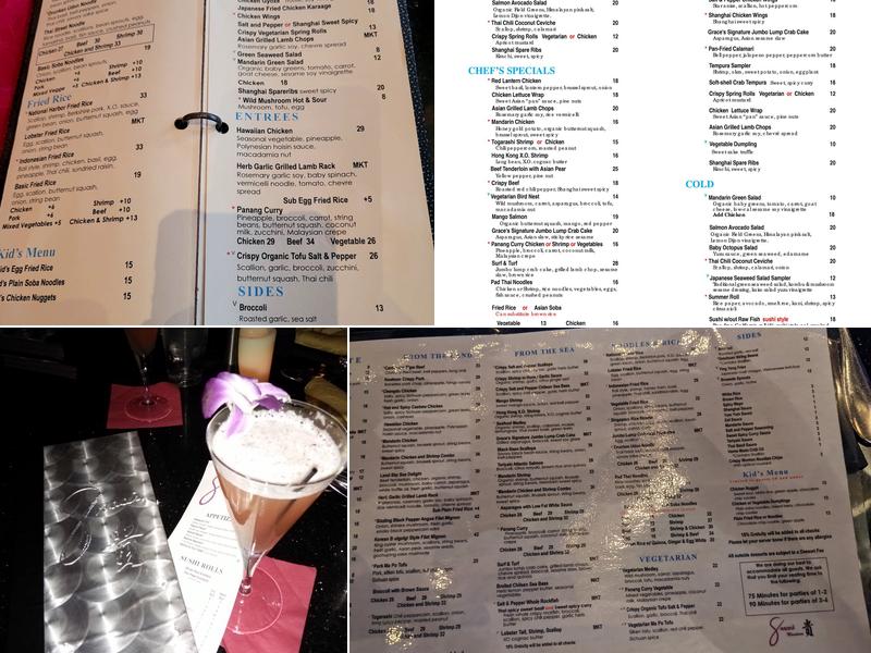 Grace's Mandarin Menu