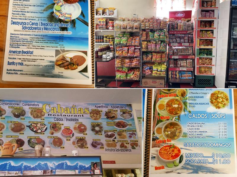 Cabañas Restaurant Menu