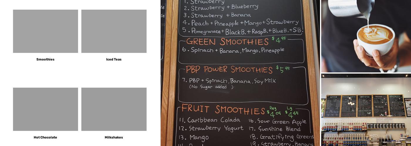 Common Grounds Coffee House Menu