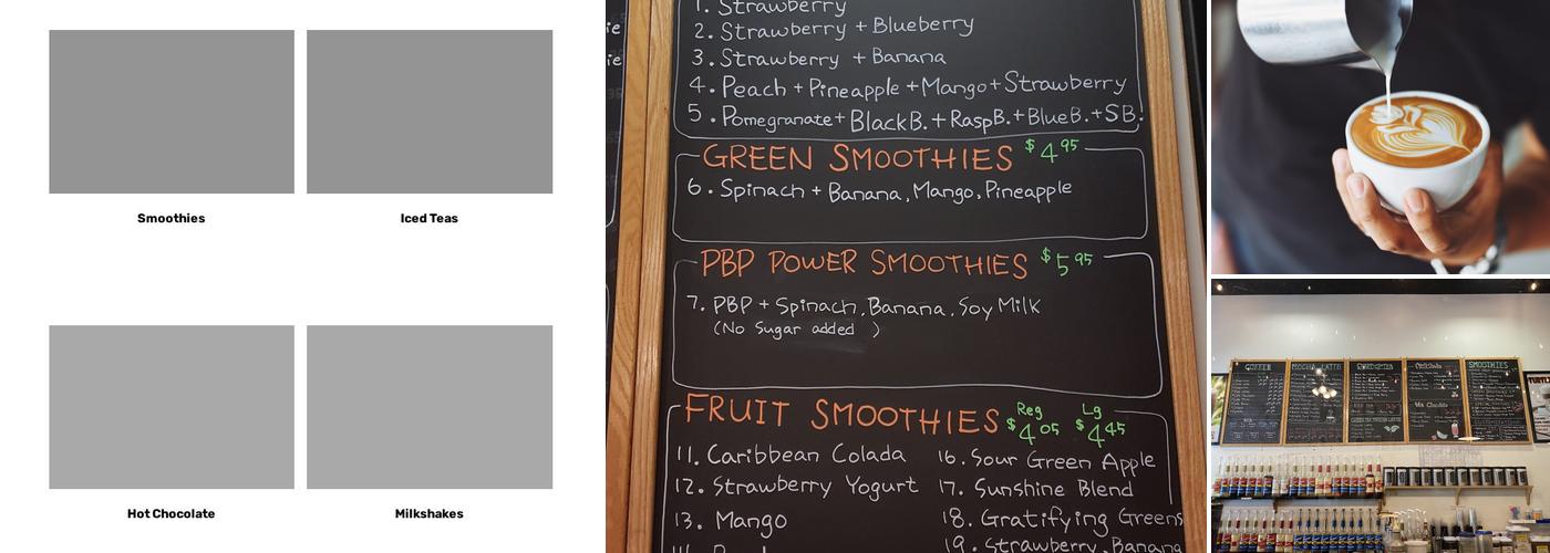 Common Grounds Coffee House Menu
