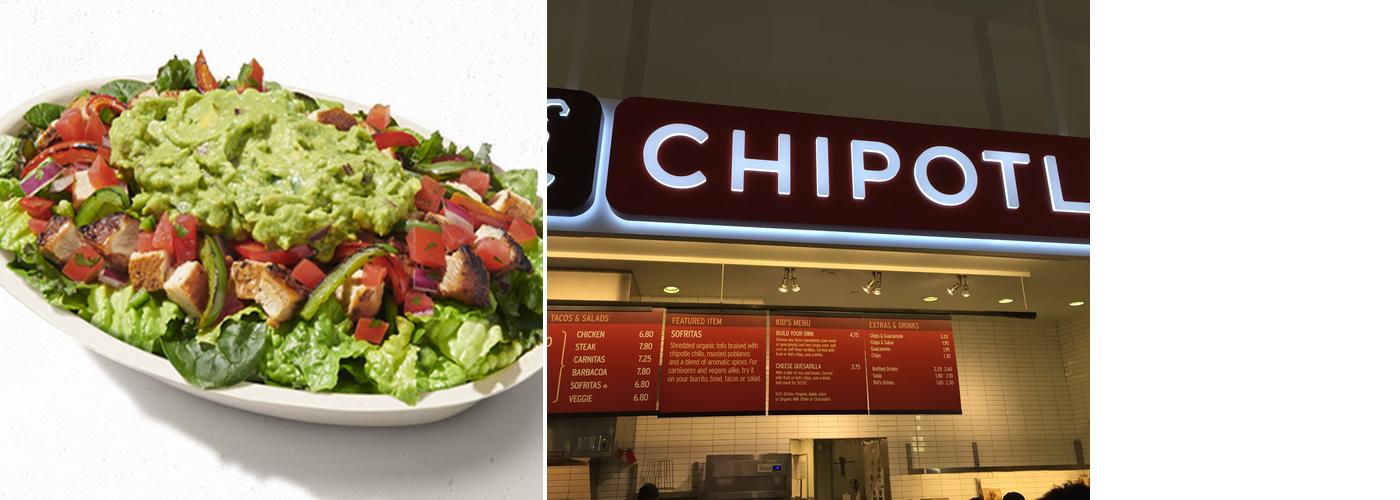 Chipotle Mexican Grill Menu