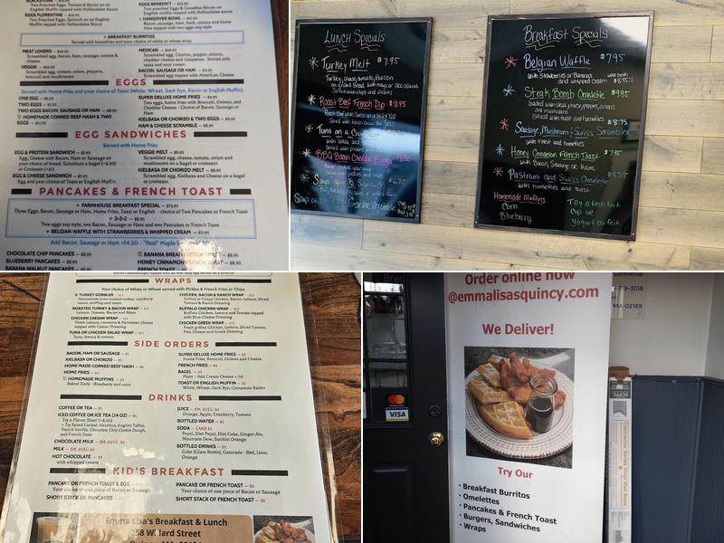 Emma Lisa’s Breakfast & Lunch Menu