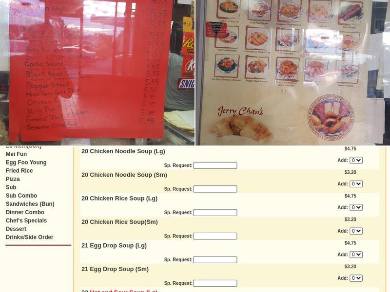 Panda King of MD Menu