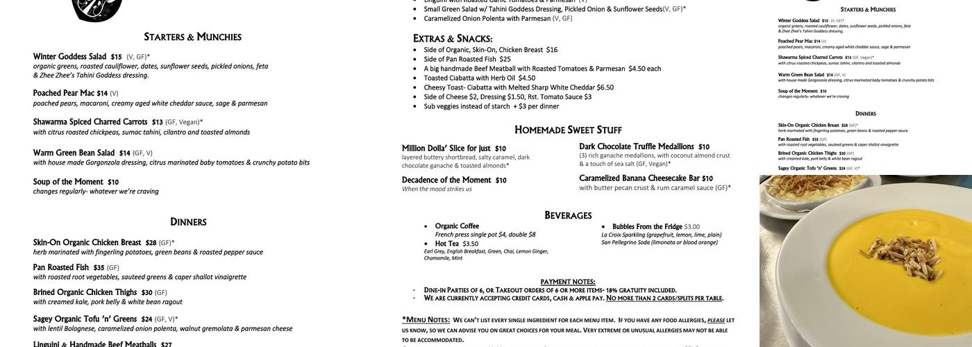 Spoon Menu