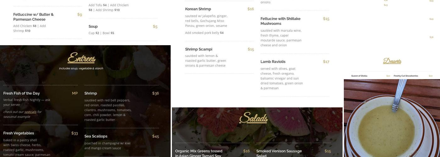 Soule Domain Menu