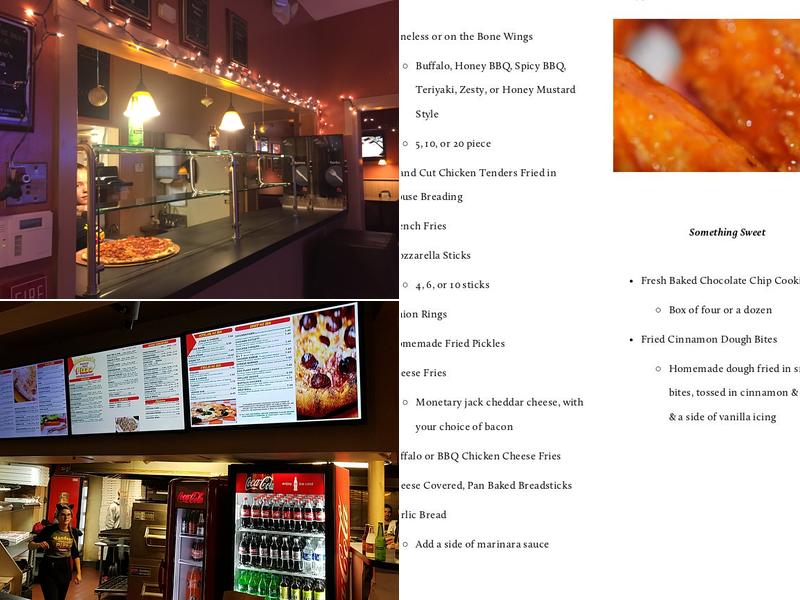 Mandee's Pizza Menu
