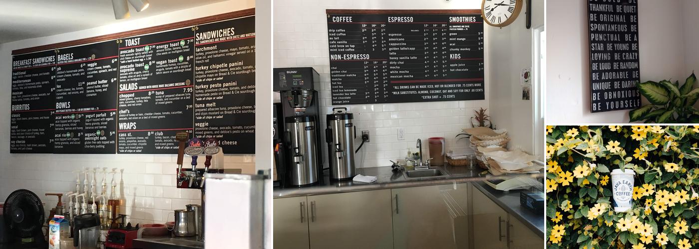 Java Earth Coffee North PB Menu