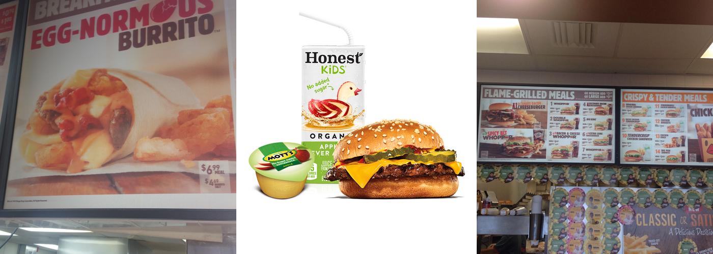 Burger King Menu