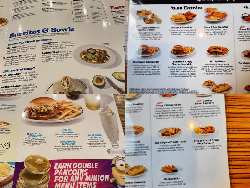 IHOP Menu