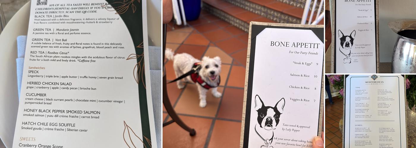 Mediterranean Room Menu