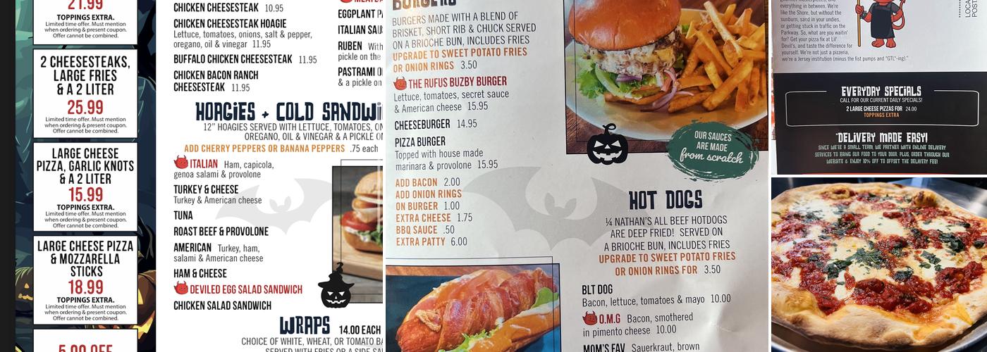 Lil’ Devil’s Menu