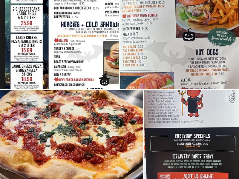 Lil’ Devil’s Menu