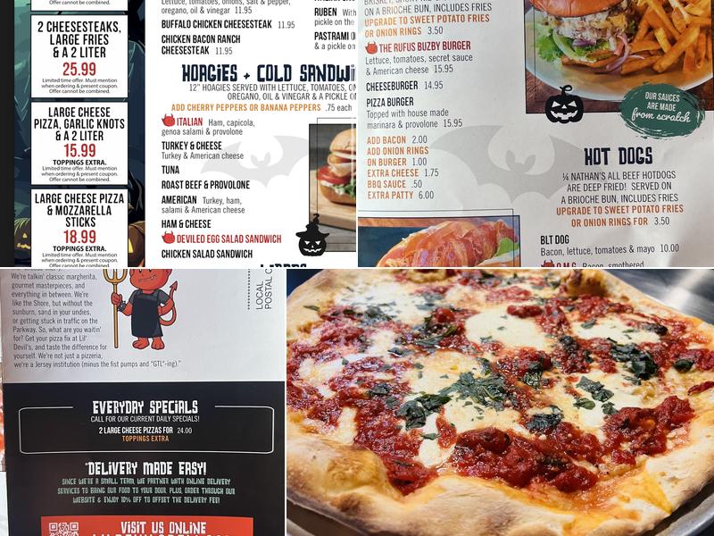 Lil’ Devil’s Menu