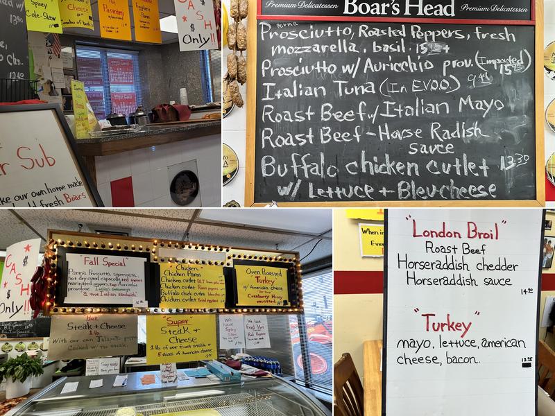 Cold-Cut Factory Menu
