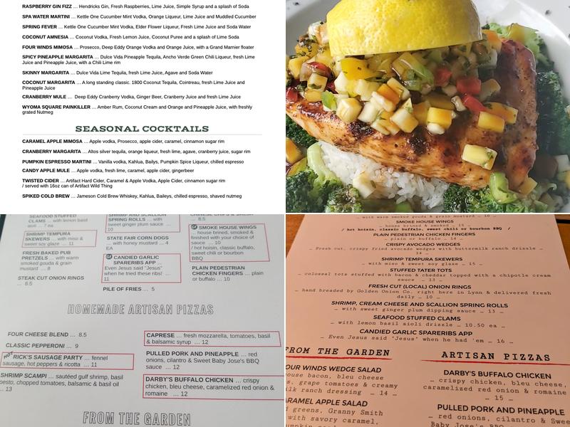 Lynnapesaukee Four Winds Pub & Grill Menu